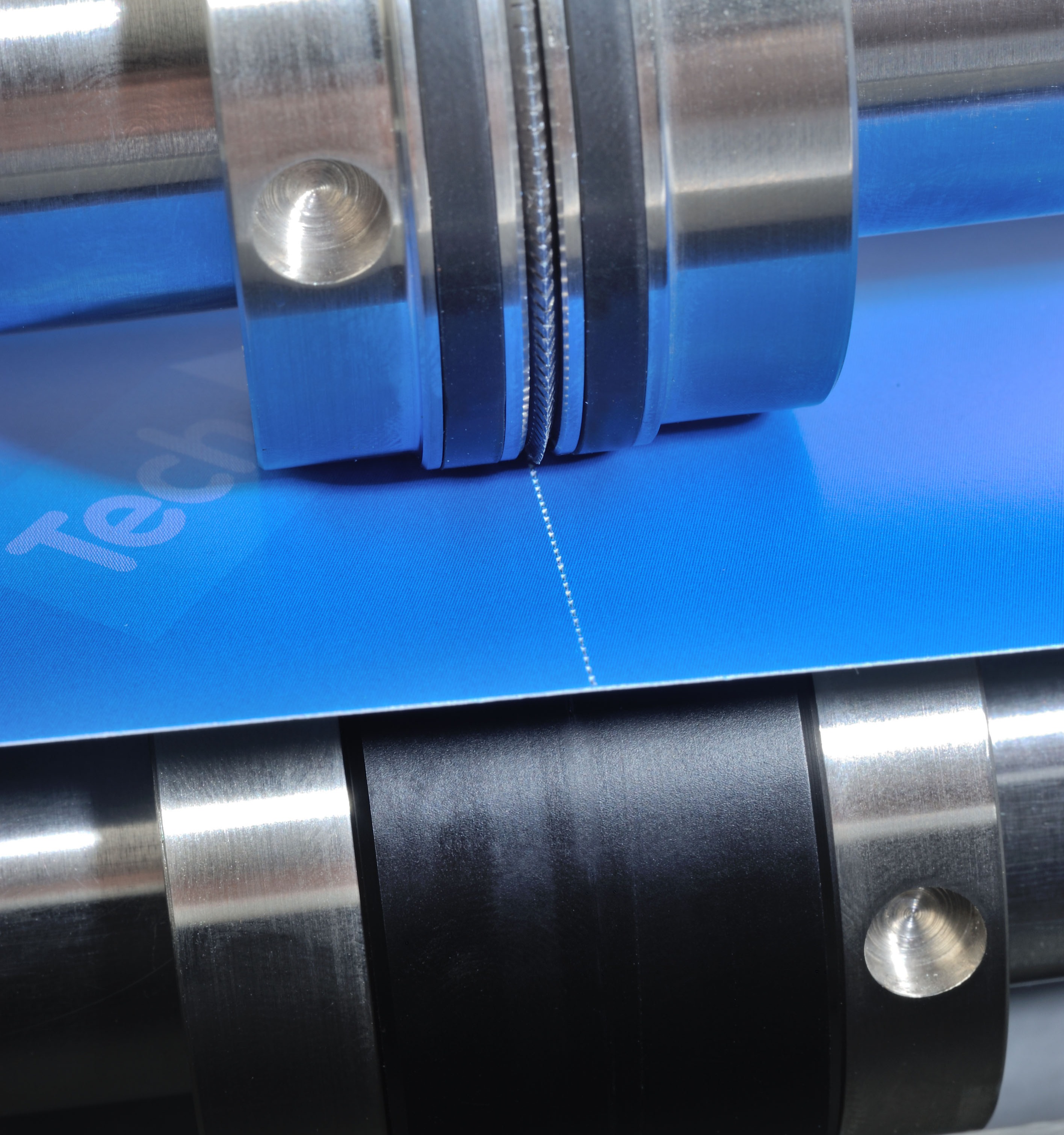 Micro-Perforator installed on machine