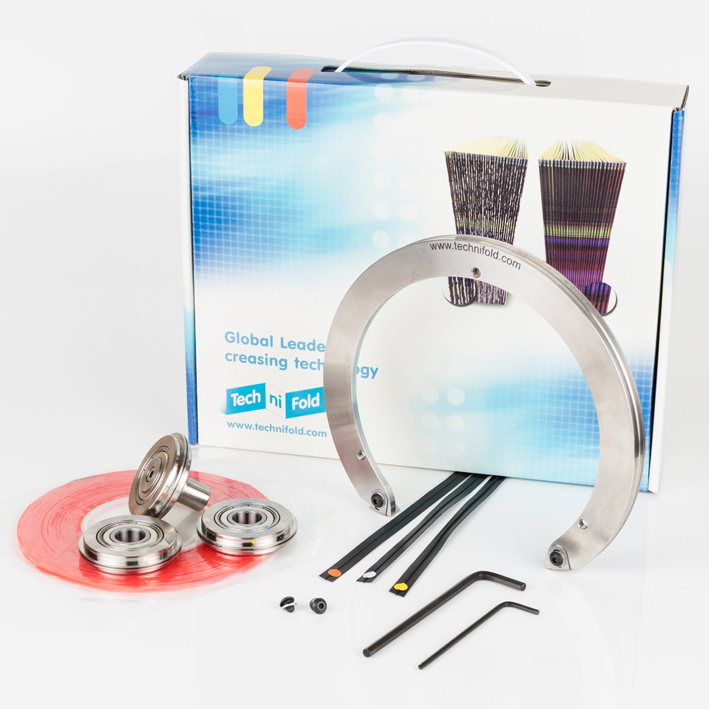 Spine Creaser installed on machine